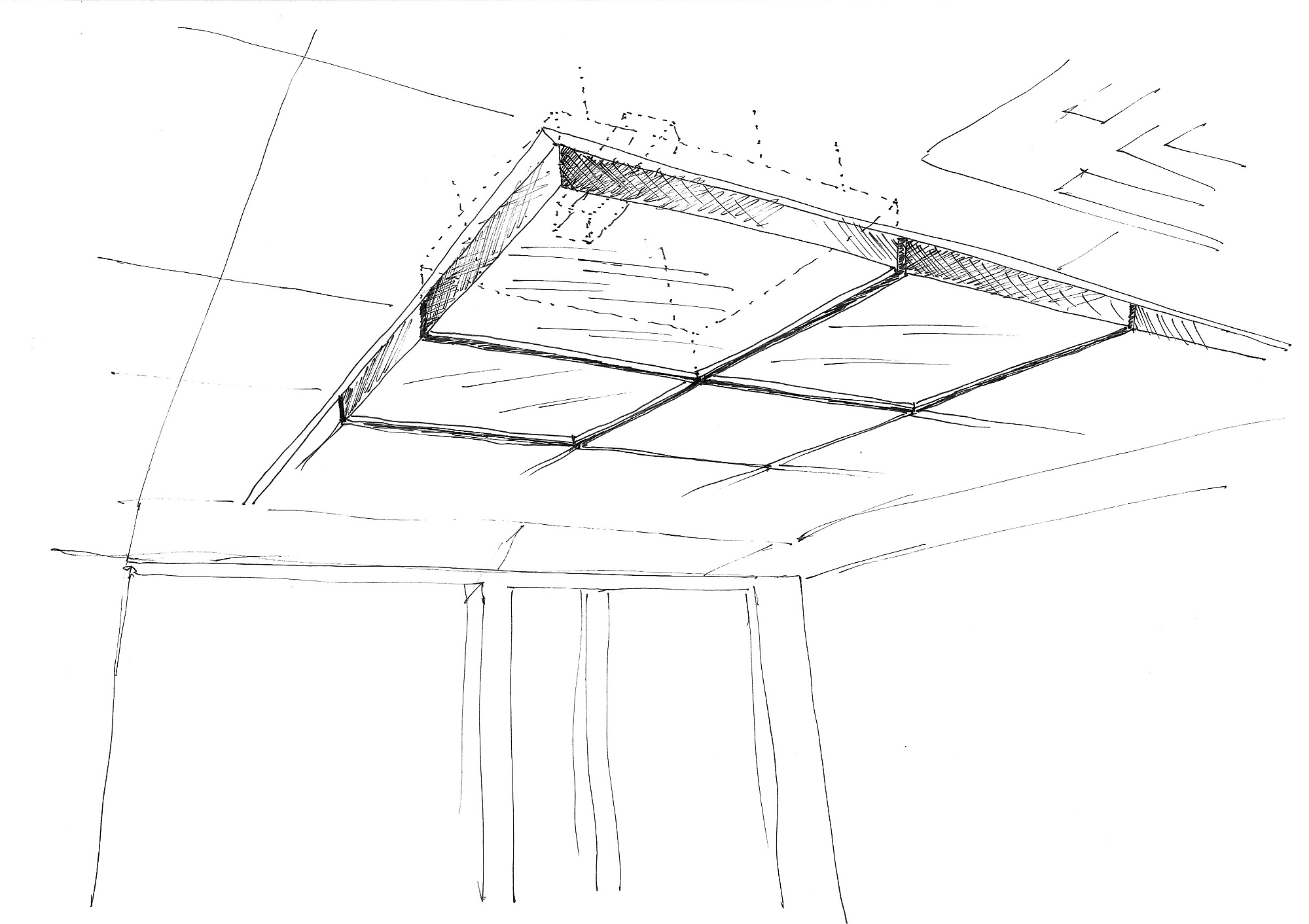 Lichtdecke 620 x 620 - Lichtdecke 620 x 620 als Einbau- oder Aufbauvariante